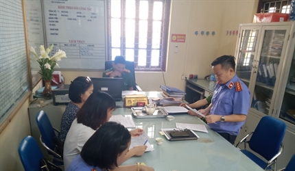 Viện KSND huyện Đông Anh trực tiếp kiểm sát Nhà tạm giữ - Công an huyện...